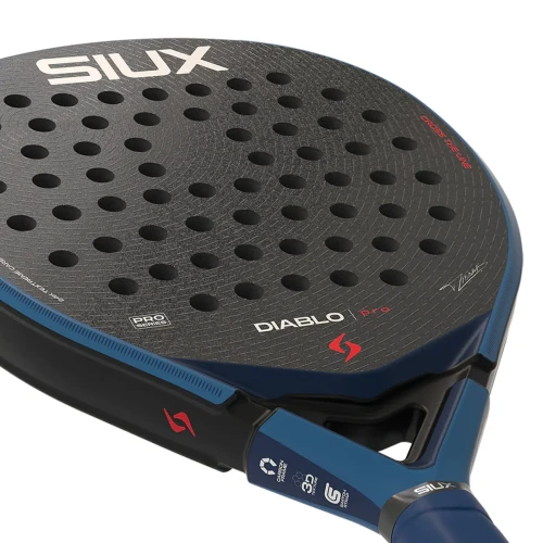 Siux Diablo Pro 2026 Tino Libaak Padel Racket Royal Blue