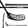 Клюшка для флорбола SALMING Hawk Nitrolite 27 Black/Silver