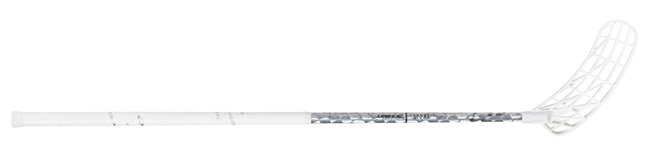 Клюшка для флорбола Unihoc Unilite Carbskin Titan 26 Oval Silver