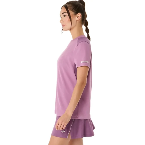 Camiseta ASICS Court SS Top Mujer morado