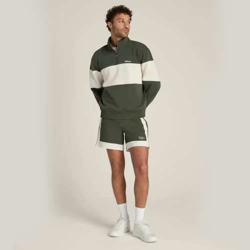 Sudadera Wilson Playstate Half Zip Olive