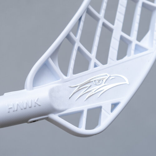 Клюшка для флорбола SALMING Hawk Nitrolite 27 White/Silver