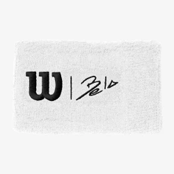 Muñequera Wilson Bela Blanco 2 Pack