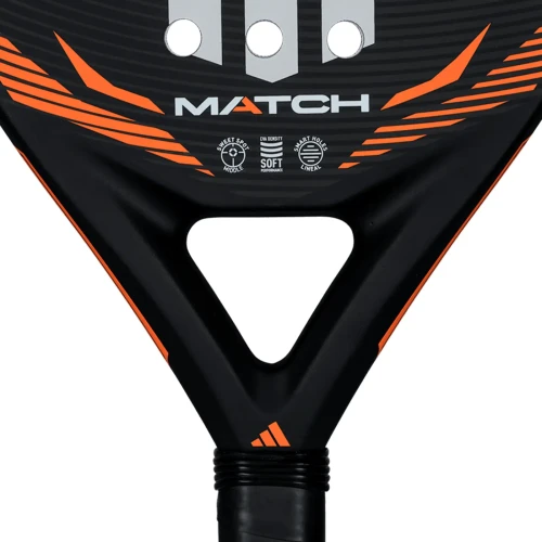 Pala Padel Adidas Match Black Orange 2026