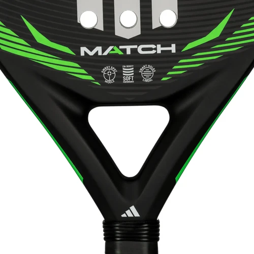 Pala Padel Adidas Match Black Lime 2026