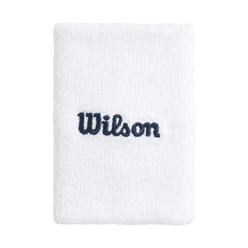 Muñequeras WILSON Wide Terry 2 pack White