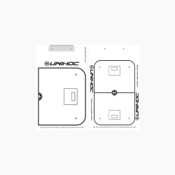 Тактическая доска Unihoc Tactic Board 24x40 cm