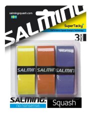 Обмотка SALMING Squash SuperTacky+ OverGrip Mixed colours 3-pack