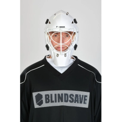 Шлем вратарский Blindsave SHARKY White