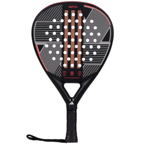 Pala Padel Adidas Match 3.3 Black/Red 2024