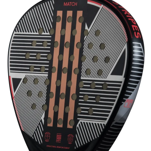 Pala Padel Adidas Match 3.3 Black/Red 2024