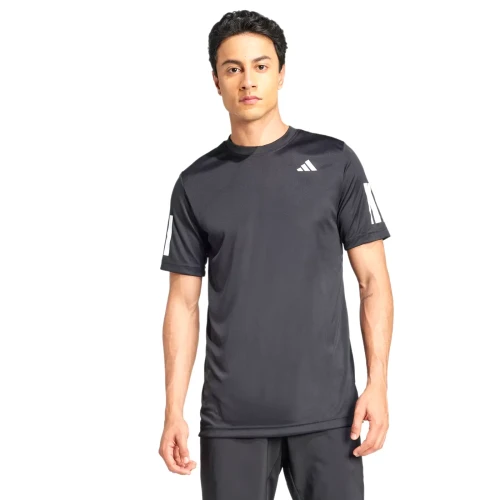 Camiseta Adidas Club Climacool 3 Stripes 2026 Negra