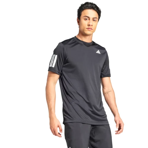 Camiseta Adidas Club Climacool 3 Stripes 2026 Negra