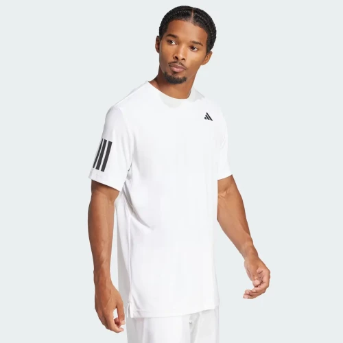 Camiseta Adidas Club Climacool 3 Stripes 2026 Blanca