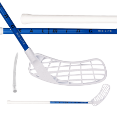 Клюшка для флорбола SALMING Midlite Hawk 35 JR Blue/White