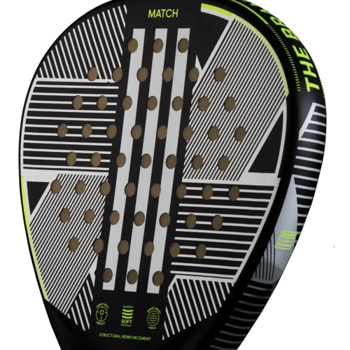 Pala Padel Adidas Match 3.3 Black/lime 2024