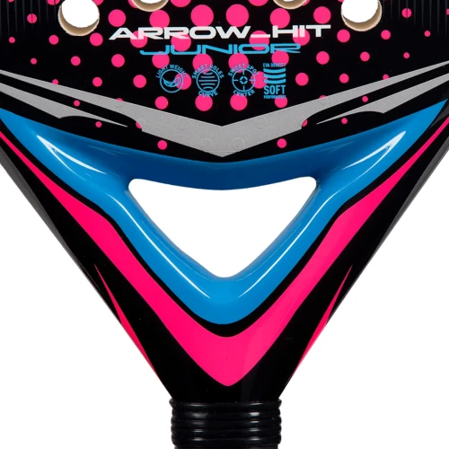 Pala Padel Adidas Arrow Hit Junior 2026 Blanca Rosa