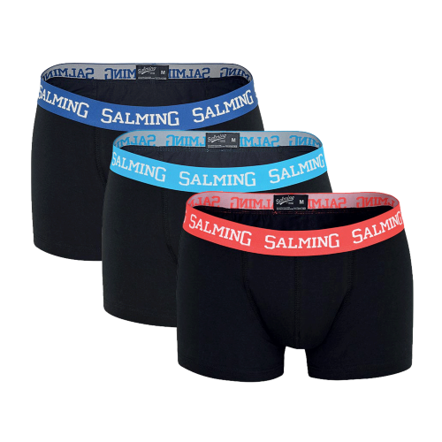 SALMING Abisko Boxer 3-pack Black Mix cerna