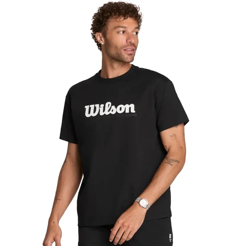 Camiseta WILSON Black Graphic Padel
