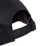 Gorra Adidas New Logo 3 Stripes B-Ball Negra