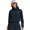 Sudadera halfzip Wilson Navy Davenport Woven Women Popover
