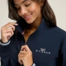 Sudadera halfzip Wilson Navy Davenport Woven Women Popover