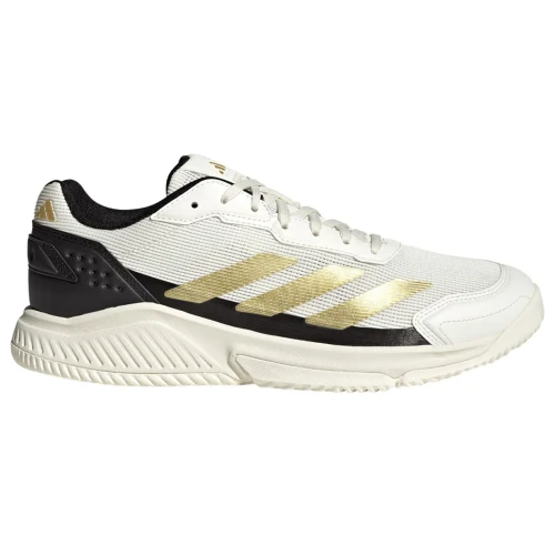 Zapatillas De Padel Adidas Courtquick 2026 Blanco Dorado