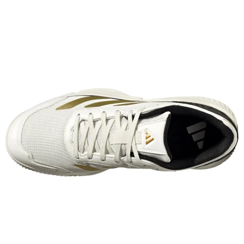 Zapatillas De Padel Adidas Courtquick 2026 Blanco Dorado