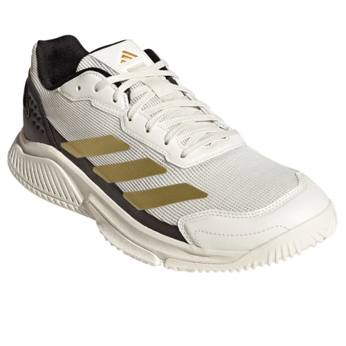 Zapatillas De Padel Adidas Courtquick 2026 Blanco Dorado