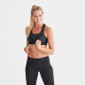 SWEGMARK Incredible Sports Bra Black/White cerna