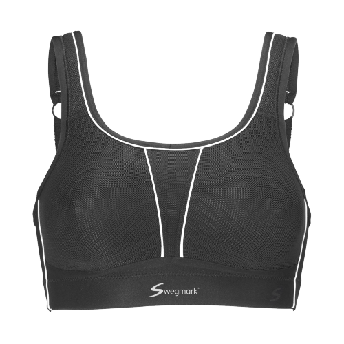 SWEGMARK Movement Sports Bra Black cerna