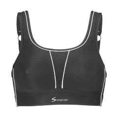 SWEGMARK Movement Sports Bra Black cerna