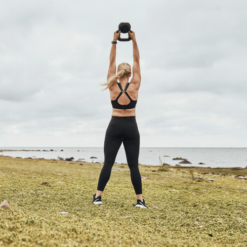 SWEGMARK Movement Sports Bra Black cerna