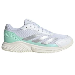 Zapatillas De Padel Adidas Courtquick Mujer 2026 Blanco Celeste