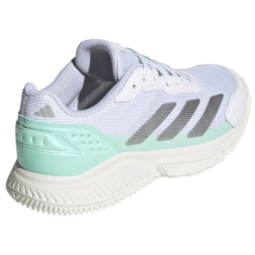 Zapatillas De Padel Adidas Courtquick Mujer 2026 Blanco Celeste