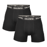 SALMING 2-Pack Cotton Boxer Black cerna