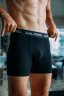 SALMING 2-Pack Cotton Boxer Black cerna