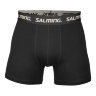 SALMING 2-Pack Cotton Boxer Black cerna