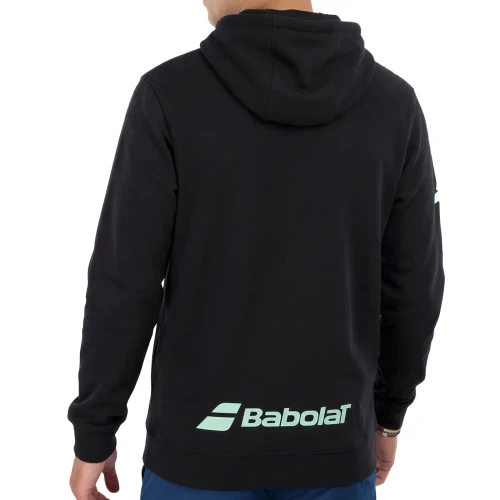 Sudadera con Capucha BABOLAT Juan Lebrón Padel Hood Sweat Negra