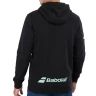Sudadera con Capucha BABOLAT Juan Lebrón Padel Hood Sweat Negra