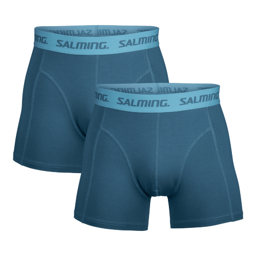 SALMING 2-Pack Cotton Boxer Blue modra