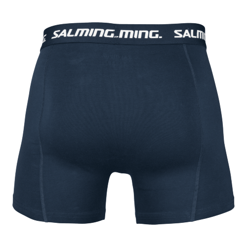 SALMING 2-Pack Cotton Boxer Navy tmave modra