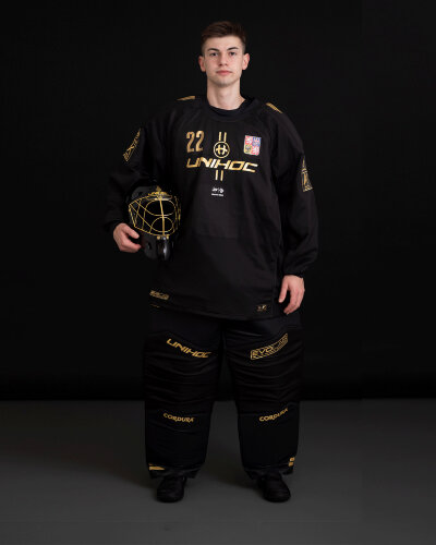 Вратарская джерси Unihoc Alpha Evolab Gold