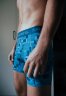 SALMING 2-Pack Cotton Boxer Pixel Blue modra
