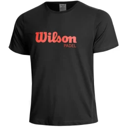 Camiseta Wilson Graphic Tee Hombre Negro
