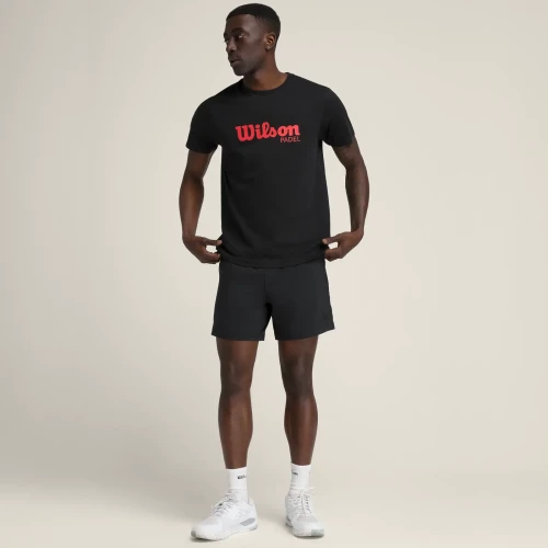 Camiseta Wilson Graphic Tee Hombre Negro