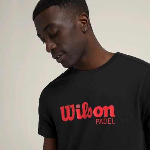 Camiseta Wilson Graphic Tee Hombre Negro