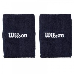 Muñequeras WILSON Wide Terry 2 pack Navy