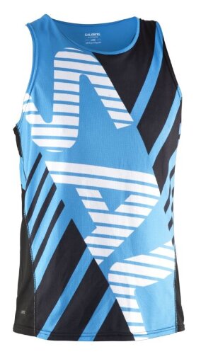 Майка SALMING Run Team Race Singlet Black/Cyan