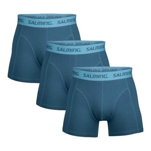 SALMING 3-Pack Cotton Boxer Blue modra